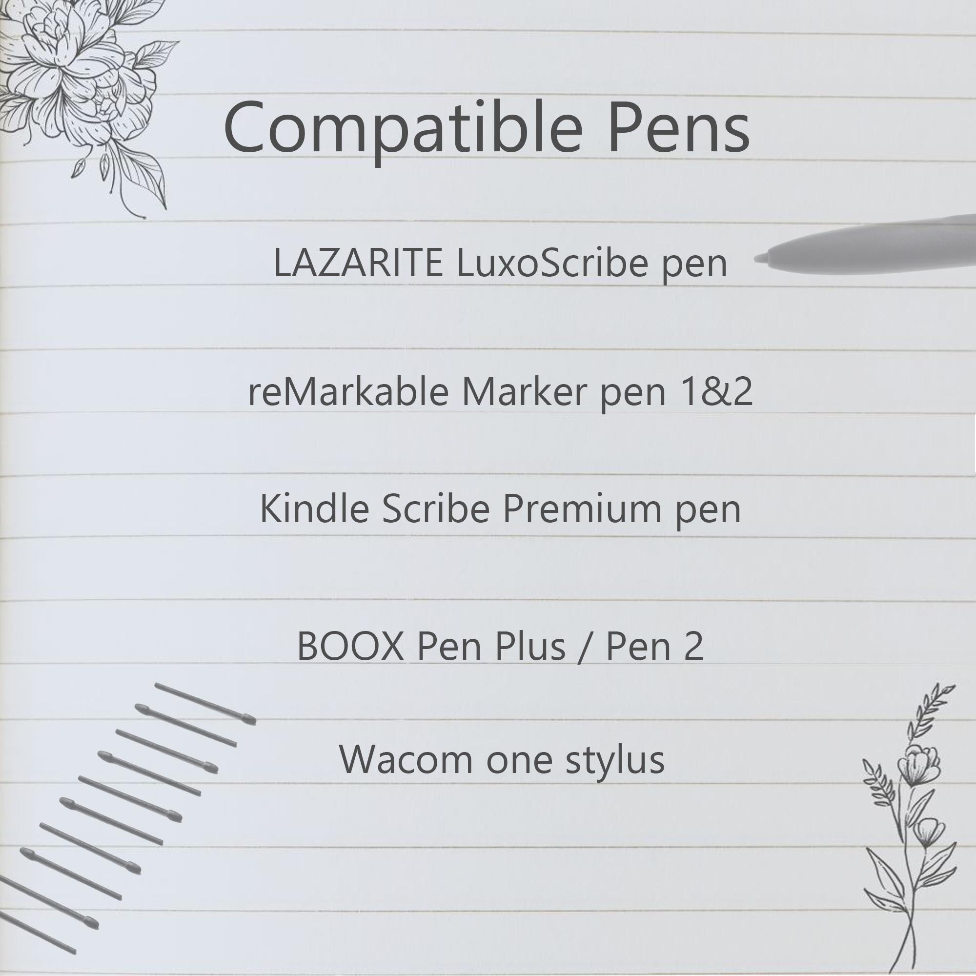 Pen-tip Set for Remarkable 1&2 Marker Pen/Kindle Scribe/LAZARITE LuxoS